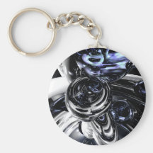 The Darkside Abstract Keychain
