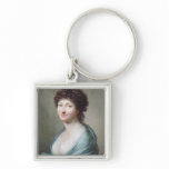 The Daughter: Portrait of Caroline Susanne Graff keychains
