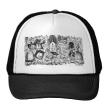 The Day of the Dead, Mexico. Circa early 1900's Trucker Hats