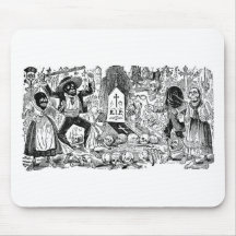 The Day of the Dead, Mexico. Circa early 1900's Mousepad