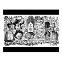 The Day of the Dead, Mexico. Circa early 1900's Postcards