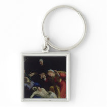 The Dead Christ Mourned , c.1604 Key Chains
