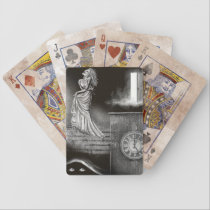 The dead dance on wire hangers playing cards