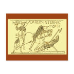 The Death of Harold Post Card