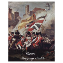 The Death Of Major Peirson By John Singleton Copl Personalized Flyer