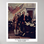 The Declaration Of Independence By John Trumbull Print
