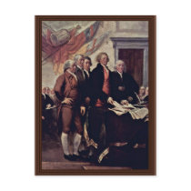 The Declaration Of Independence Detail By Trumbull Post Cards