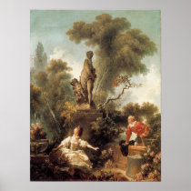 The Declaration of Love, 1773 Poster