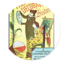 The Decorative Sisters Round Sticker