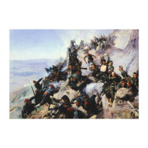 The Defence of the Eagle Aerie Canvas Prints