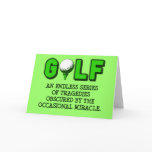 THE DEFINITION OF GOLF cards