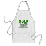 THE DEFINTION OF GOLF aprons