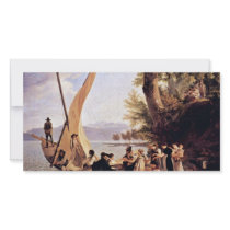 The Departure Of The Wedding Party By Toepffer Photo Greeting Card