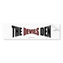 The Devils Den Bumper sticker