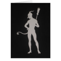 The Devil's Pose Greeting & Note Card