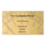 The Dial of a Vintage Amp Metre Business Card Templates
