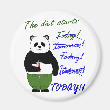 The diet starts… refrigerator magnets