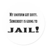 The dirty uniform stickers
