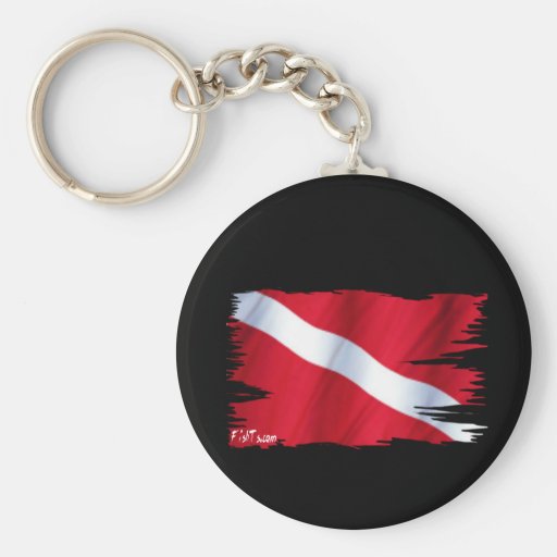The Dive Flag Collection Key Chains