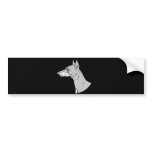 THE DOBERMAN BUMPER STICKER