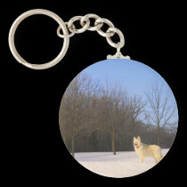The Dog On A HIll Keychain