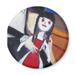 The Doll With the Red Button Eyes magnets
