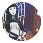 The Doll With the Red Button Eyes stickers