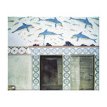 The Dolphin Frescoes in the Queen's Bathroom Canvas Print