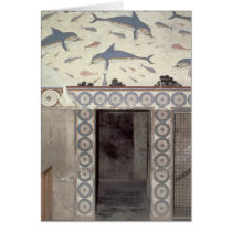The Dolphin Frescoes in the Queen's Bathroom Greeting Cards