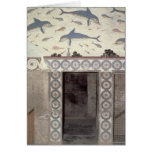 The Dolphin Frescoes in the Queen's Bathroom Greeting Cards