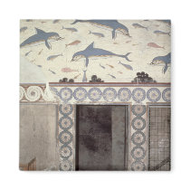 The Dolphin Frescoes in the Queen's Bathroom Fridge Magnets
