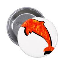 THE DOLPHIN SUNSET PINBACK BUTTONS
