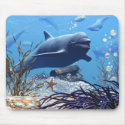 The Dolphins and The Treasure Chest Mousepad
