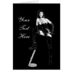 The Dominatrix Greeting Cards