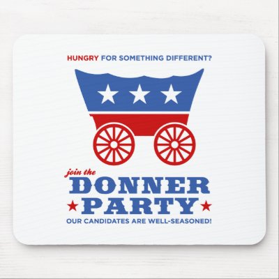 The Donner Party - hungry for something different? Mouse Pad by strk3
