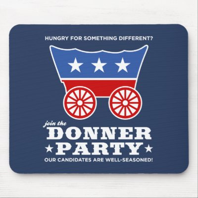 The Donner Party - hungry for something different? Mouse Mat by strk3