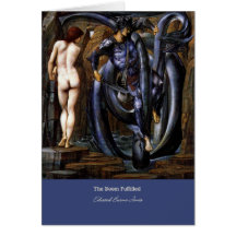 "The Doom Fulfilled", by Edward Burne-Jones Greeting Cards