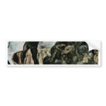 The Doomsday Fresco On The Altar Wall Of The Sisti bumper stickers