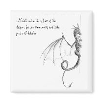 The Dragon Page Magnet