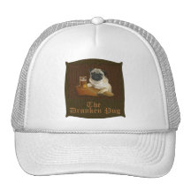 The Drunken Pug logo Hat