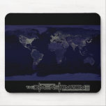 The Earth at Night mousepads