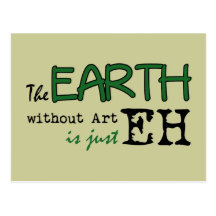 The Earth Without Art Postcard