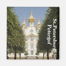 The East Chapel. Petergof, St.Petersburg Fridge Magnet