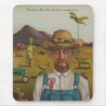 The Eccentric Farmer, The Eccentric Farmer By L... Mousepads