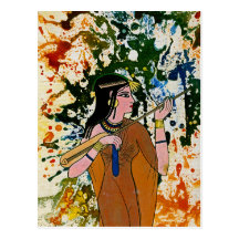 The Egyptian Enchantress by Michael Moffa Postcards