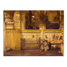 The Egyptian Widow, Alma-Tadema Post Cards