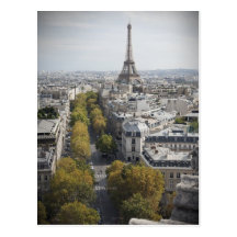 The Eiffel Tower in Paris (La Tour Eiffel) Post Card