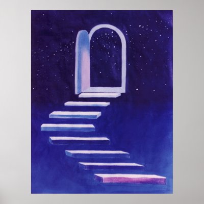 The Eightfold Path and the Door Posters by Nial