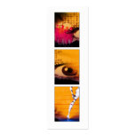The Elegance Triptych Bookmark Business Cards