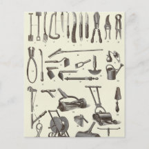 The Elegant Gardener - Antique Garden Tools Flyers